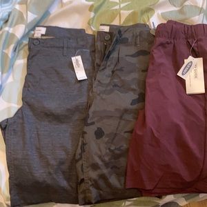Three boys old navy shorts NWT, size 12/L